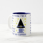 あもしあ考えあ私は魔女だ… ツートーンマグカップ (正面左)