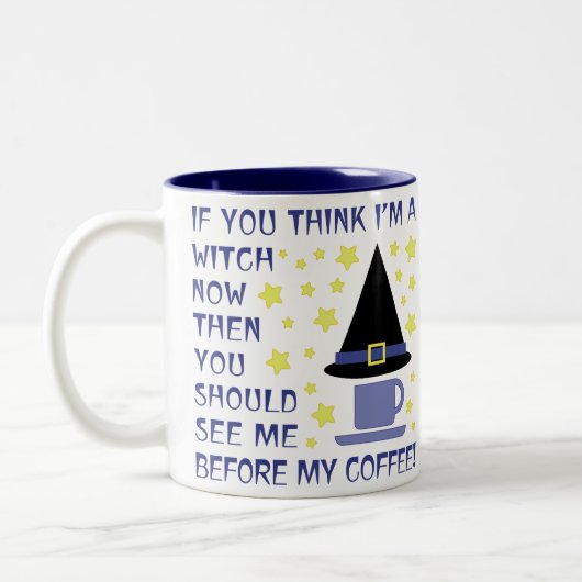 あもしあ考えあ私は魔女だ… ツートーンマグカップ (左)