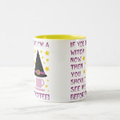 あもしあ考えあ私は魔女だ… ツートーンマグカップ (中央)