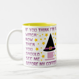 あもしあ考えあ私は魔女だ… ツートーンマグカップ