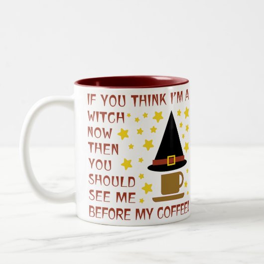 あもしあ考えあ私は魔女だ… ツートーンマグカップ (左)
