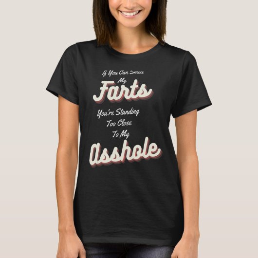 あもしなたの匂いが嗅げられるほど茶番な君は…すぐ近すぎる –  Tシャツ (正面)