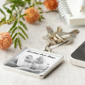 あやされたベビー靴 キーホルダー (側面)