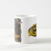 あらいぐまのHuntinの麻薬常習者のマグ モーフィングマグカップ (中央)