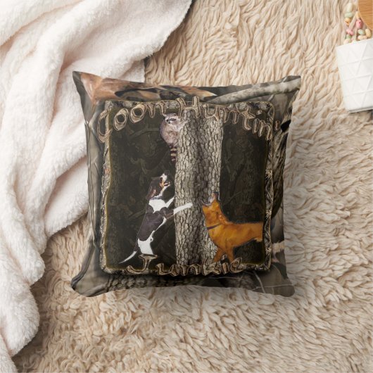 あらいぐまのHuntinの麻薬常習者の枕 クッション (ブランケット)