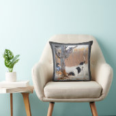 あらいぐまは木2のあらいぐまの後をつけます クッション (椅子)