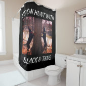 あらいぐまハウンドのシャワーカーテン シャワーカーテン (インサイチュ)