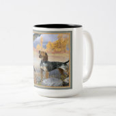 あらいぐま犬の木のアライグマのマグ ツートーンマグカップ (正面右)