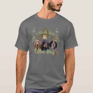 あらいぐま犬はちょうど1カジュアル洋品を有することができません Tシャツ