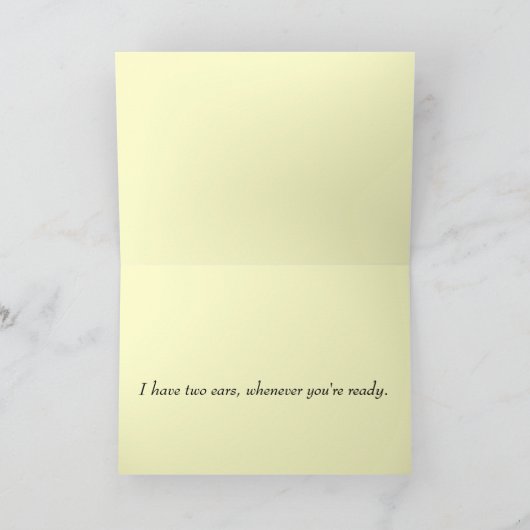 あらかじめ言って悲しみを和らげる。-ca カード (内部)