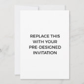 あらかじめ設計された招待状印刷サービス 招待状 (正面)