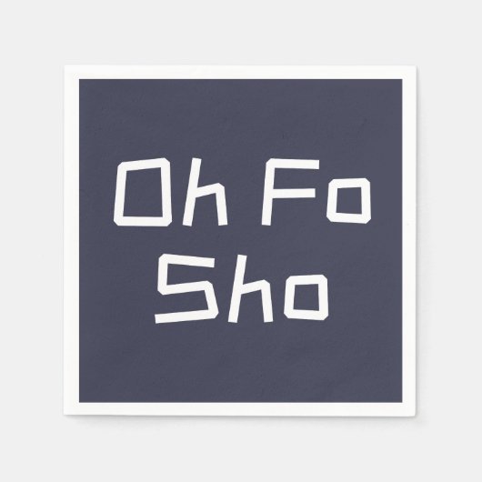 あらましのスラング スタンダードカクテルナプキン (正面)