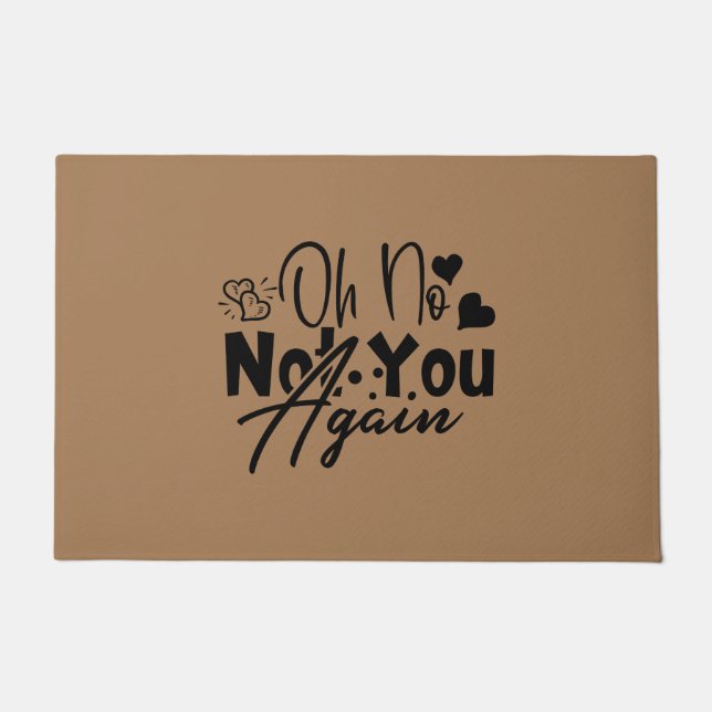 あらもう二度と ドアマット (正面)