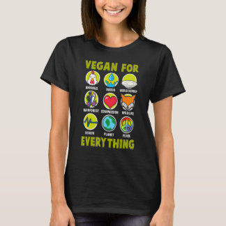 あらゆるもののためにヴィーガン ヴィーガンに誇り 5 Tシャツ