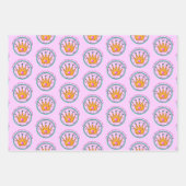 あらゆるものの女王のためのミディアムギフトバッグ ラッピングペーパーシート (正面3)