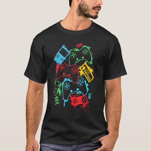 あらゆるものを制御せよ ビデオゲーム コントローラー Tシャツ (正面)
