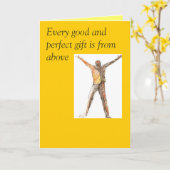 あらゆるよく、完全なギフトの父の日カード カード (黄色い花)