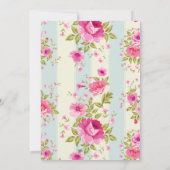 あらゆるイベントに使える花の招待状 案内状 (裏面)