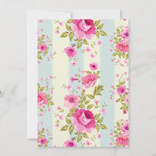 あらゆるイベントに使える花の招待状 案内状 (裏面)