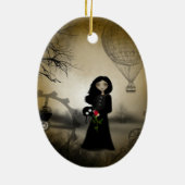 あらゆるオーナメントは上がりました セラミックオーナメント (裏面)