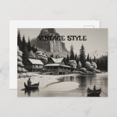 あらゆるシーンにふさわしいエレガントなグリーティングカード ポストカード (正面/裏面)