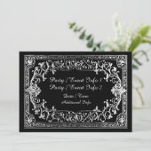 あらゆるシーンに対応するシルバーフレーム 招待状 (スタンド正面)