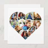 あらゆるシーンに対応するパーソナライズされた写真コラージュカード (正面/裏面)