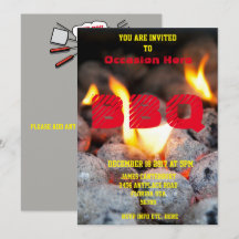 あらゆるシーンに対応するBBQ招待状 -