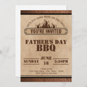 あらゆるシーンに対応するBBQ招待状 招待状 (正面/裏面)