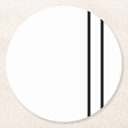 あらゆるシーンに最適な高品質の紙コースター ラウンドペーパーコースター (正面)