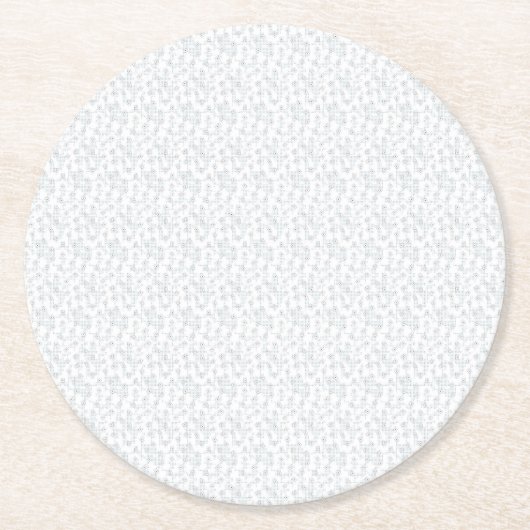 あらゆるシーンに最適な高品質の紙コースター ラウンドペーパーコースター (正面)