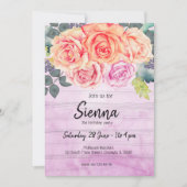 あらゆるシーンに花束を 招待状 (正面)