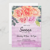 あらゆるシーンに花束を 招待状 (正面/裏面)