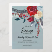 あらゆるシーンに花束を 招待状 (正面/裏面)