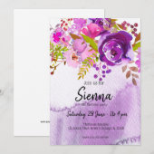 あらゆるシーンに花束を 招待状 (正面/裏面)