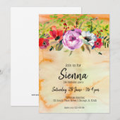 あらゆるシーンに花束を 招待状 (正面/裏面)