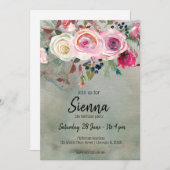 あらゆるシーンに花束を 招待状 (正面/裏面)