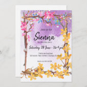 あらゆるシーンに花束を 招待状 (正面/裏面)