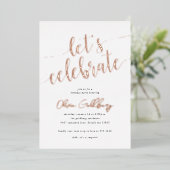 あらゆるシーンを祝おう！ホイル招待状 箔招待状 (立ち正面)