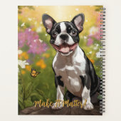 あらゆるフランスの冒険に明るいブルドッグ プランナー手帳 (裏面)