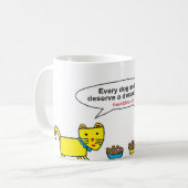 "あらゆるマット"のマグ コーヒーマグカップ (正面左)