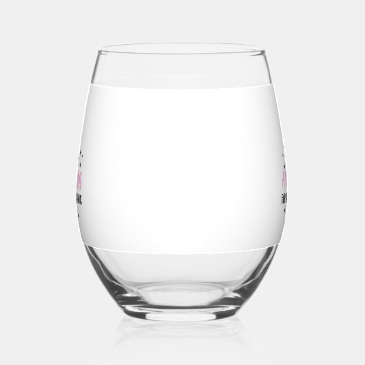 あらゆるユーモアに合うリースリング ステムなしワイングラス (左)