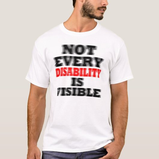 あらゆる不能が目に見えません Tシャツ (正面)