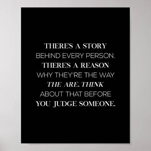 あらゆる人の背後に隠された物語がある ポスター (正面)