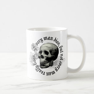 あらゆる人は死にます コーヒーマグカップ