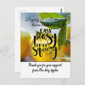 あらゆる体験を楽々と簡単に ポストカード (正面/裏面)