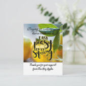 あらゆる体験を簡単楽々、超お手軽に ポストカード (スタンド正面)