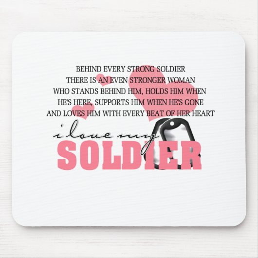 あらゆる兵士の後ろ マウスパッド (正面)