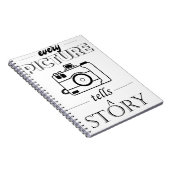 あらゆる写真は物語を告げます ノートブック (右側)