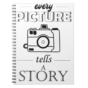 あらゆる写真は物語を告げます ノートブック